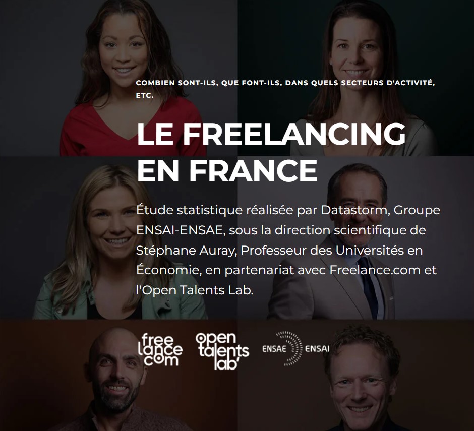Le Freelancing en France dans les métiers de prestations intellectuelles aux entreprises