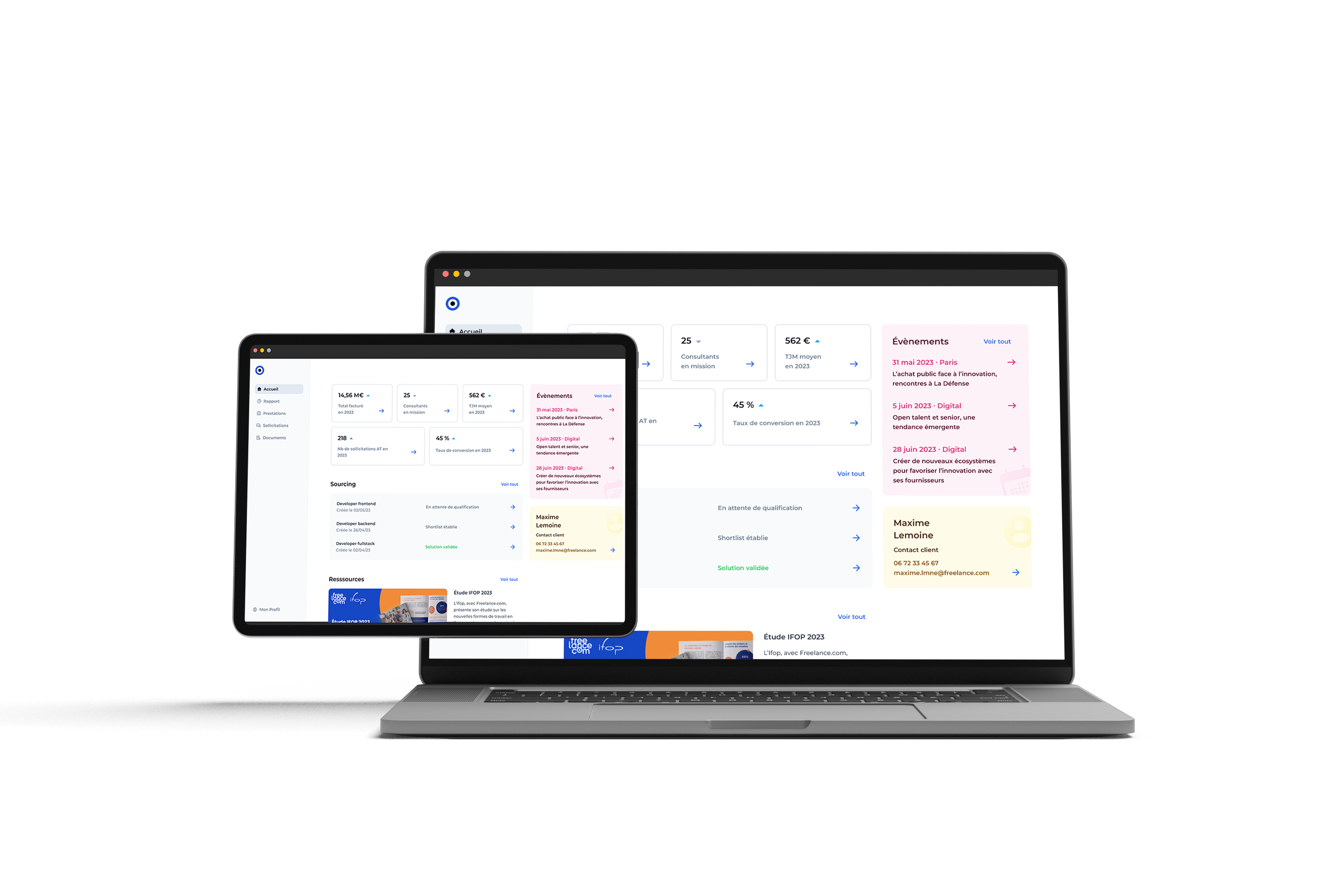 exemple de la plateforme